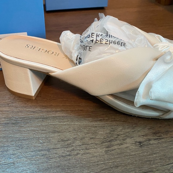 Jack Rogers - Debra Block Heel - WHITE 8.5 - Picture 2 of 4